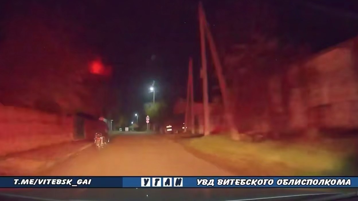 В Орше 14‑летний подросток на мопеде пытался скрыться от ГАИ